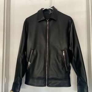 New SMALL Faux Leather Jacket from Zara